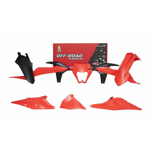 PLASTICS KIT RTECH 6 PIECE OEM COLOURS KTM EXC XC-W EXC-F XC-F XCF-W
