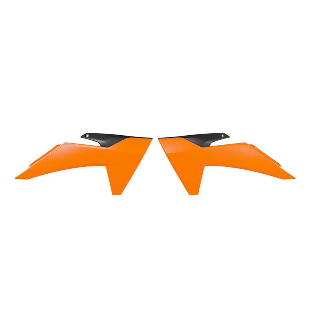 RADIATOR SHROUDS RTECH ORANGE BLACK KTM 65SX 24-ON