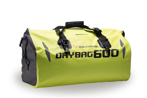 TAIL BAG SW MOTECH DRYBAG 60 LITRE WEATHERPROOF NEON YELLOW