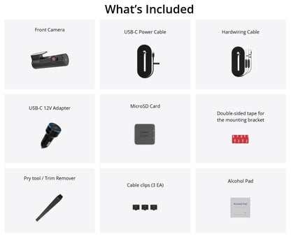 BLACKVUE ELITE 10 1CH - 4K FRONT CAMERA ONLY DASHCAM 64 GB