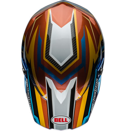 Bell MOTO-10 SPHERICAL Tomac 24 White/Gold