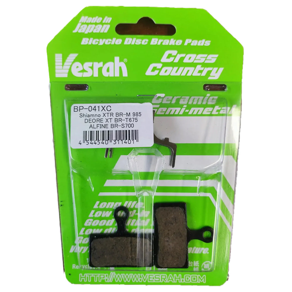 VESRAH Cycle Brake Pad - Cross Country BP-041XC