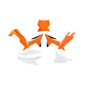 PLASTICS KIT RTECH 6 PIECE ORANGE BLACK WHITE KTM SX SXF