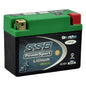 MOTORCYCLE AND POWERSPORTS BATTERY LITHIUM ION PHOSPHATE 12.8V 2.3AH BY SSB HIGH PERFORMANCE