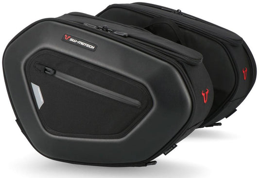 SW MOTECH PRO BLAZE HIGH SADDLEBAGS PRO1680D BALLISTIC NYLON BLACK IN PAIRS