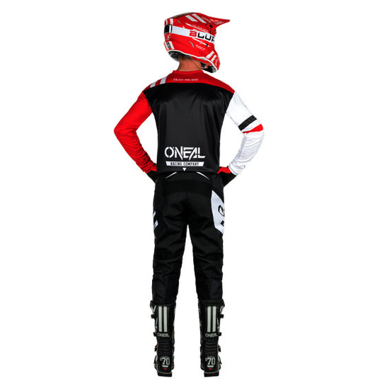 O'Neal Youth ELEMENT Warhawk Jersey - Black/White/Red