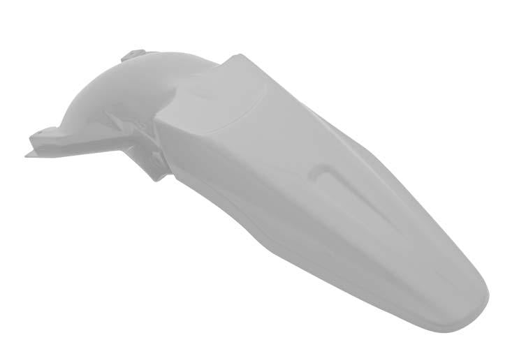 REAR FENDER RTECH WHITE YAMAHA YZ85 02-21