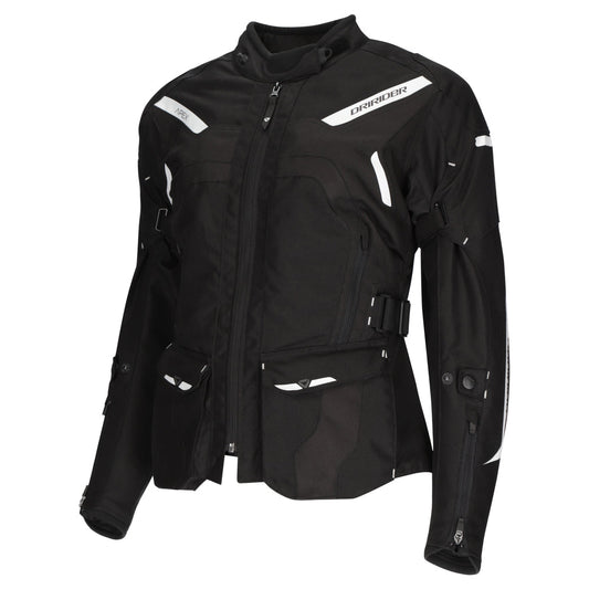 Dririder Apex 6 Womens Jacket - Black White