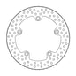 BRAKE DISC REAR MOTO MASTER HALO 256MM HONDA CRF1100L AFRICA TWIN 20-21