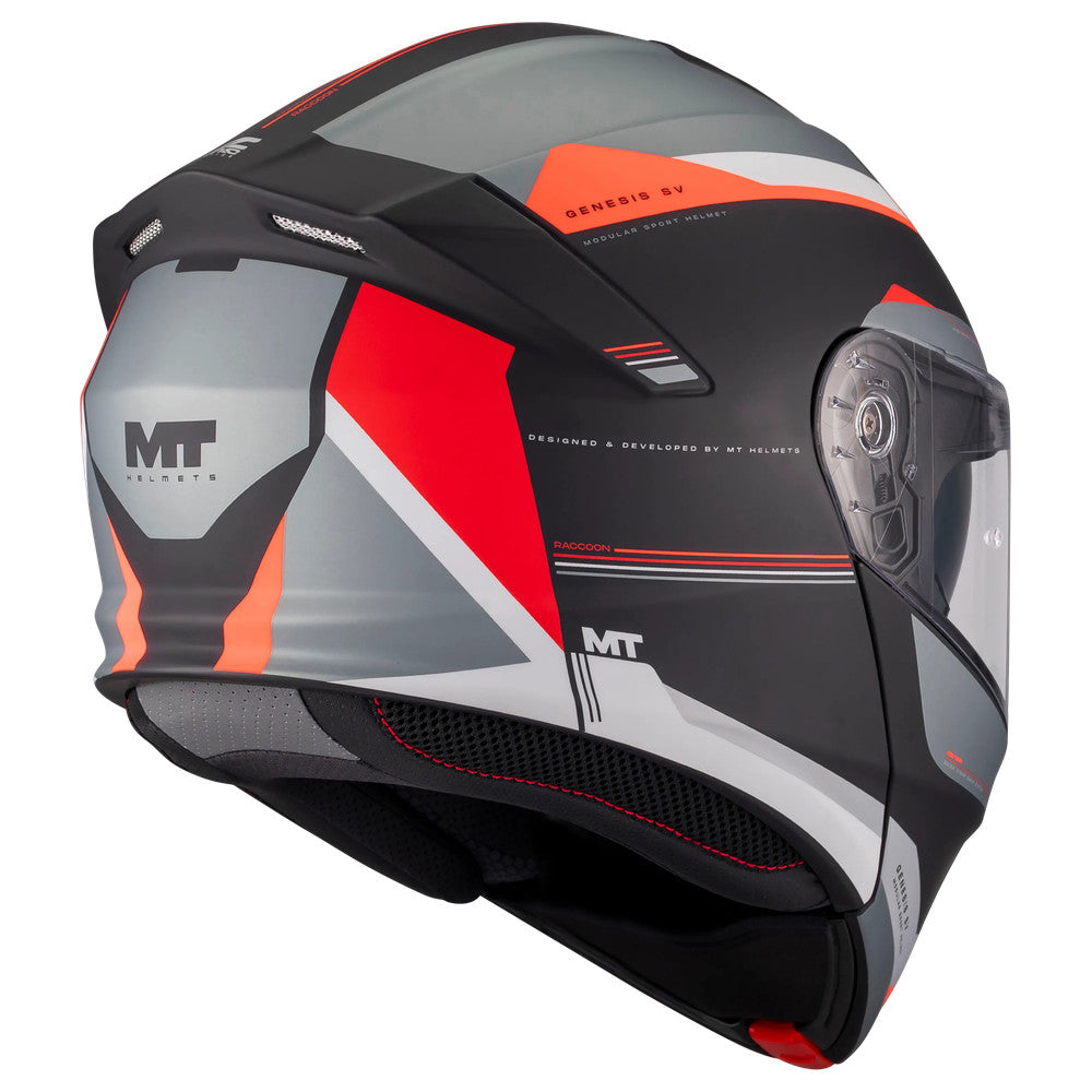 MT GENESIS SV [RACCOON MATT BLACK-GREY-ORANGE] - 4