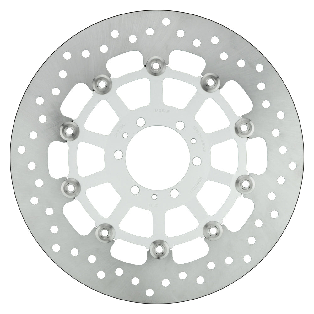 METAL GEAR BRAKE DISC SILVER REAR