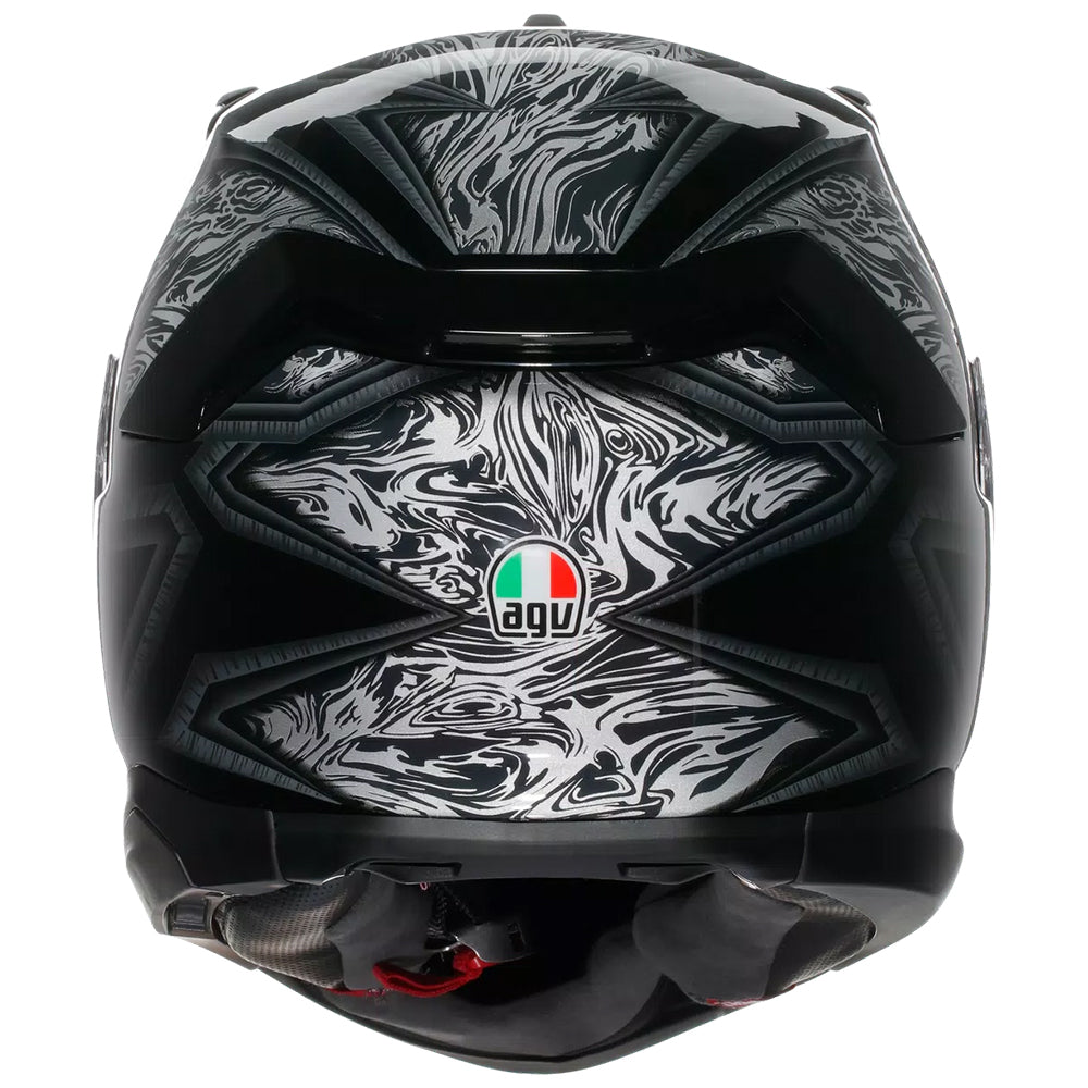 AGV K7 [DAMASCUS BLACK SILVER] 5