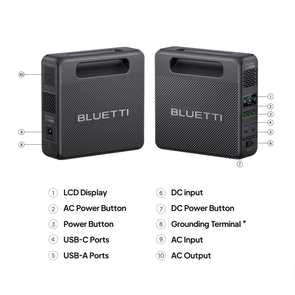 BLUETTI HANDSFREE 1 BACKPACK POWER STATION