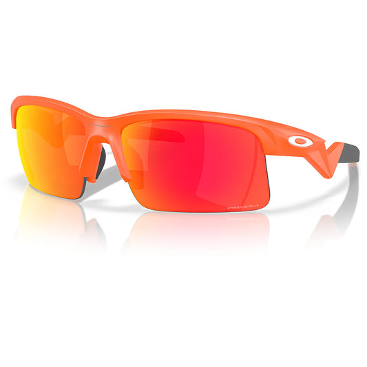 0OJ9013-0762 Oakley Capacitor Sunglasses, Matte Neon Orange Frame with PRIZM Ruby Lens