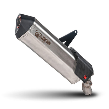 Serket Parallel Slip On - Honda CRF1100L 2024 - Brushed Stainless Steel