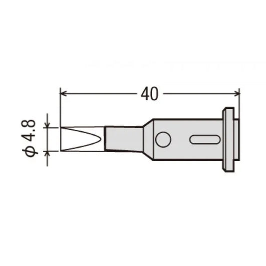 GOOT TIP CHISEL 4.8MM FOR GP-501