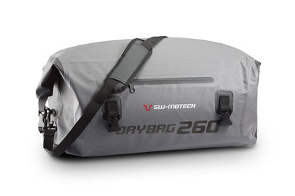 TAIL BAG SW MOTECH DRYBAG 26L GREY BLACK WEATHERPROOF