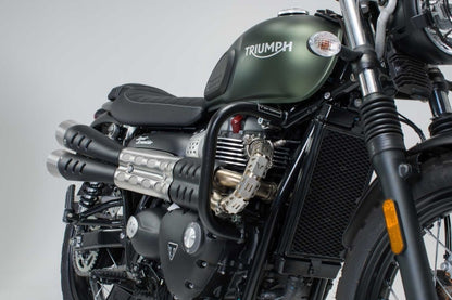CRASH BARS SW MOTECH TRIUMPH BONNEVILLE 1200 BOBBER SCRAMBLER SPEEDMASTER STREET SCRAMBLER