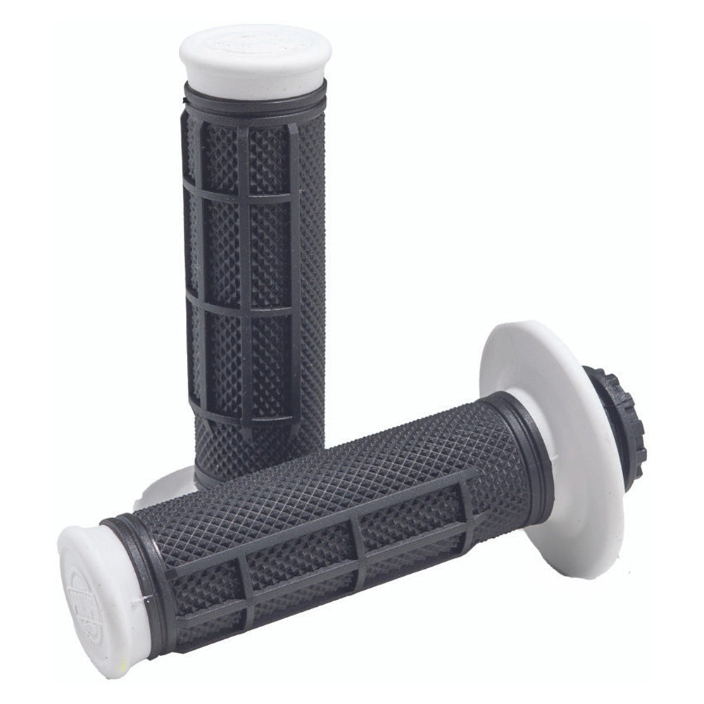 ProTaper Pro Series Lock-On - Half Waffle - White Black