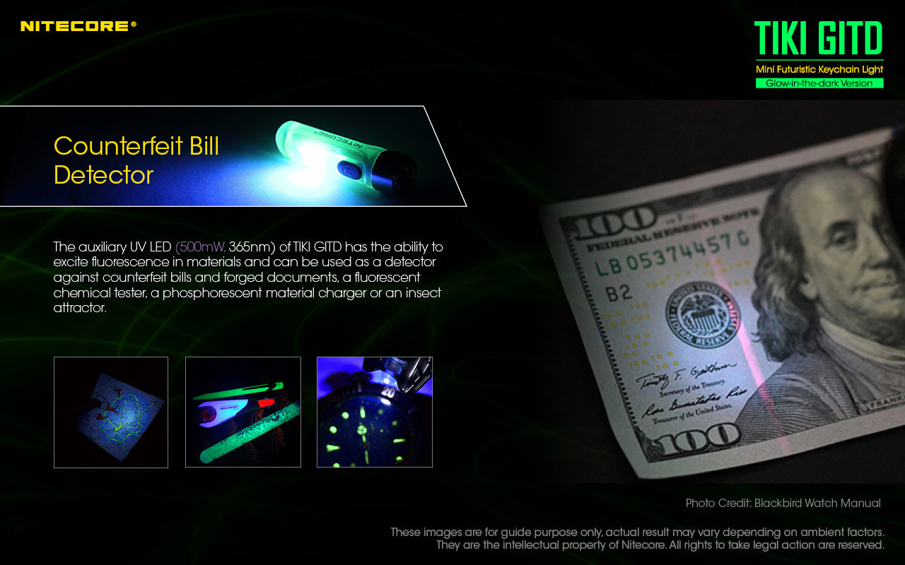 NITECORE GLOW IN THE DARK KEYLIGHT