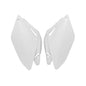 SIDE PANELS RTECH WHITE HONDA CRF250R 06-09