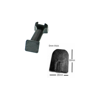 MONGOOSE 4.3" PEDESTAL MOUNT REPLACEMENT MIRROR + CAMERA