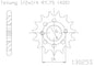 SPROCKET FRONT MOTO MASTER STEEL 14T HONDA CRF150F 07-24 CRF150R 07-23