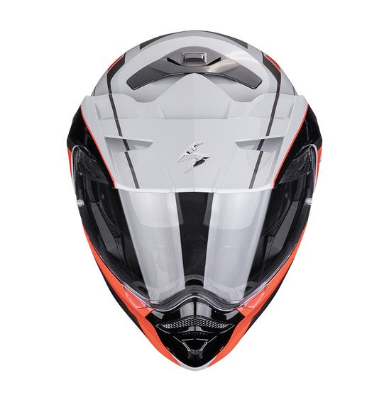 Scorpion EXO ADX-2 KAMPS - Grey/Red (Modular)