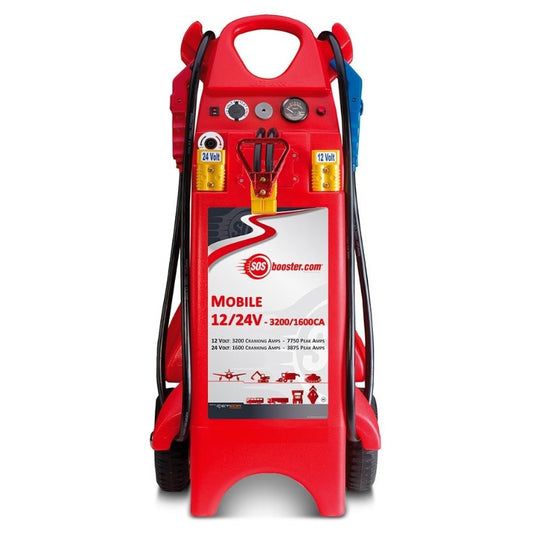 SCHUMACHER SOS MOBILE 12/24V 3200/1600CA ROUGE