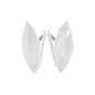 SIDE PANELS RTECH WHITE KAWASAKI KX250F 09-12 KX450F 09-11