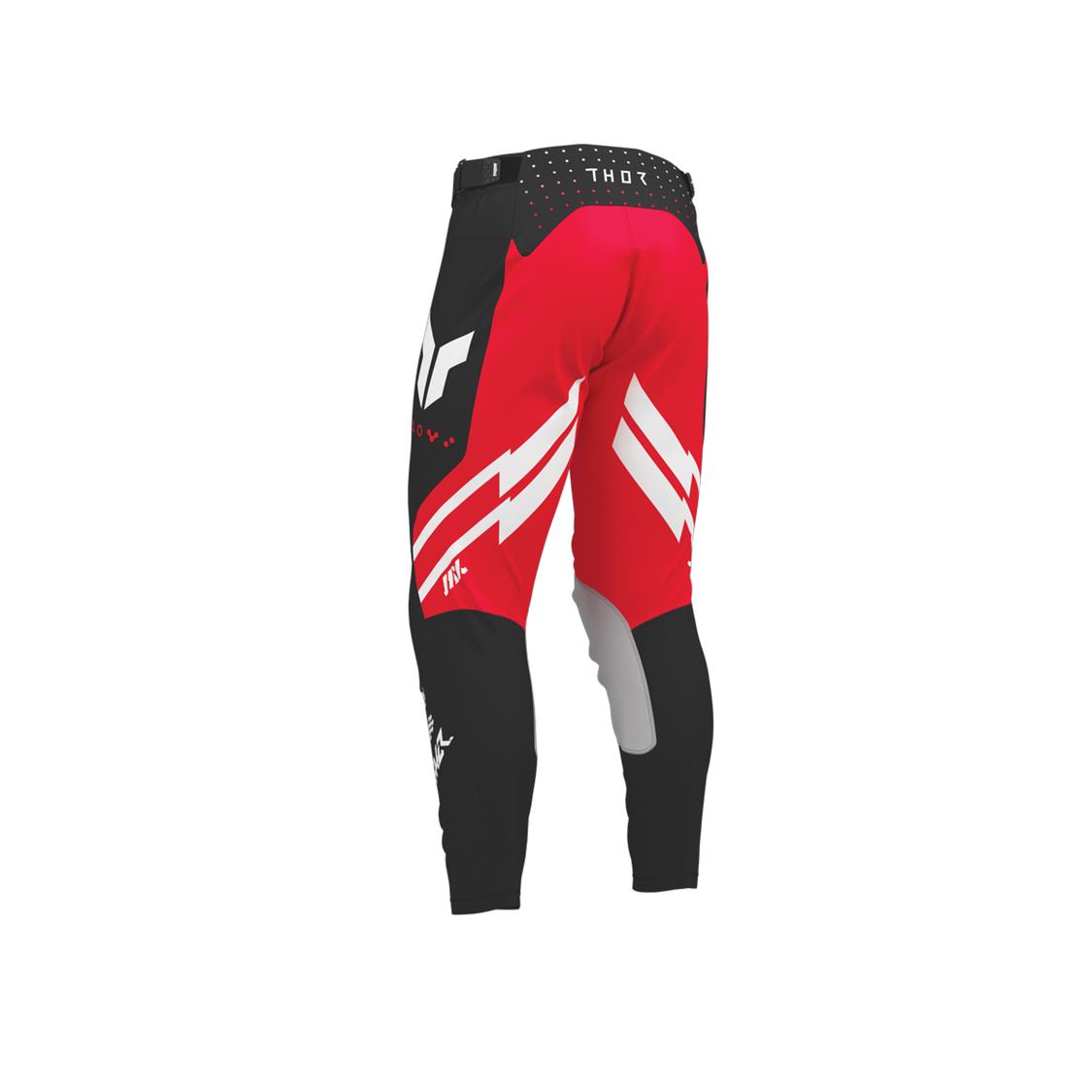 THOR MX PANT LAUNCHMODE FUTURA BLACK/RED