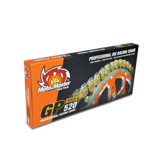 CHAIN 520 - 120 LINK MOTO MASTER GP GOLD MX RACING CHAIN