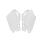 SIDE PANELS RTECH WHITE HONDA CR85R 03-07