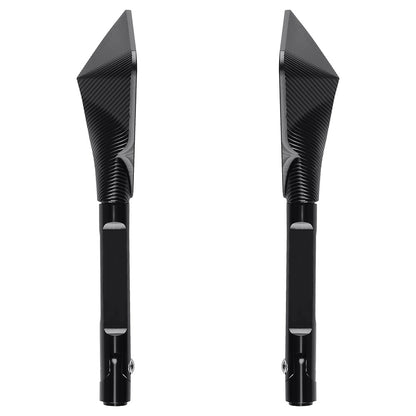 Revolution Handlebar Mirrors Aero - CNC 10mm Pair 