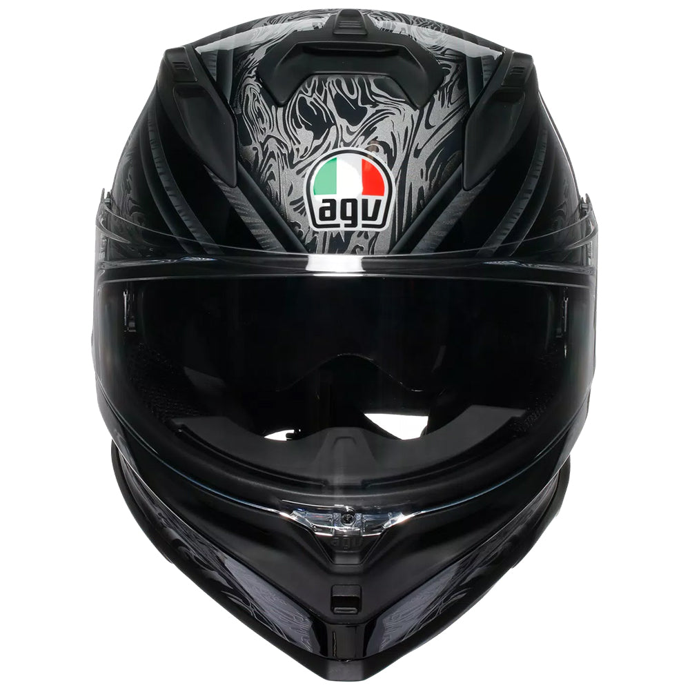 AGV K7 [DAMASCUS BLACK SILVER] 2