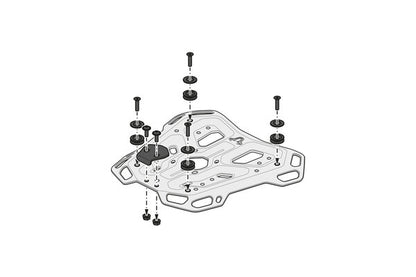 REAR CARRIER SW MOTECH ADVENTURE RACK BMW R1200GS R1200GS ADVENTURE R1200GS LC