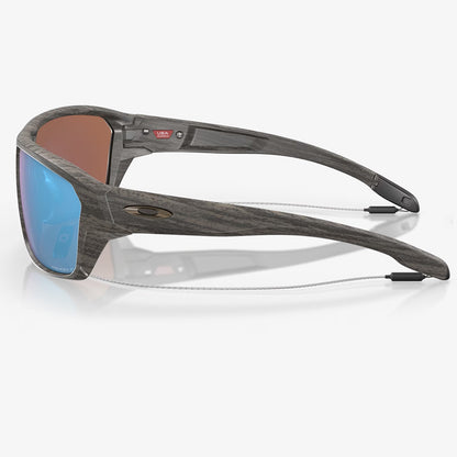 0OO9416-1664 Oakley Split Shot Woodgrain Frame with PRIZM Deep Water Polarized Lens