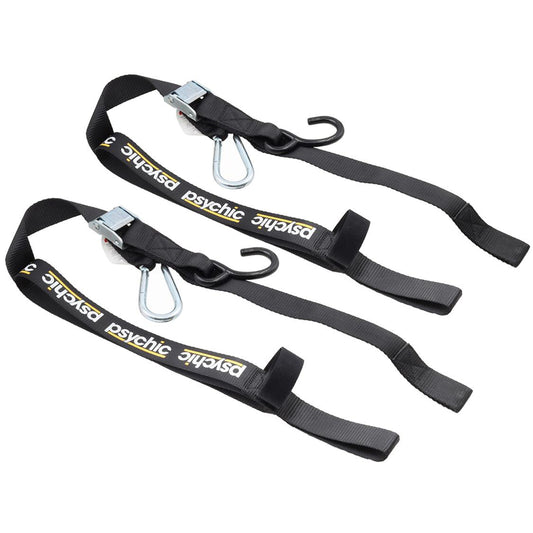 TIEDOWN PSYCHIC W/ SOFT HOOK, S HOOK AND CARBINER 10.5MM OD