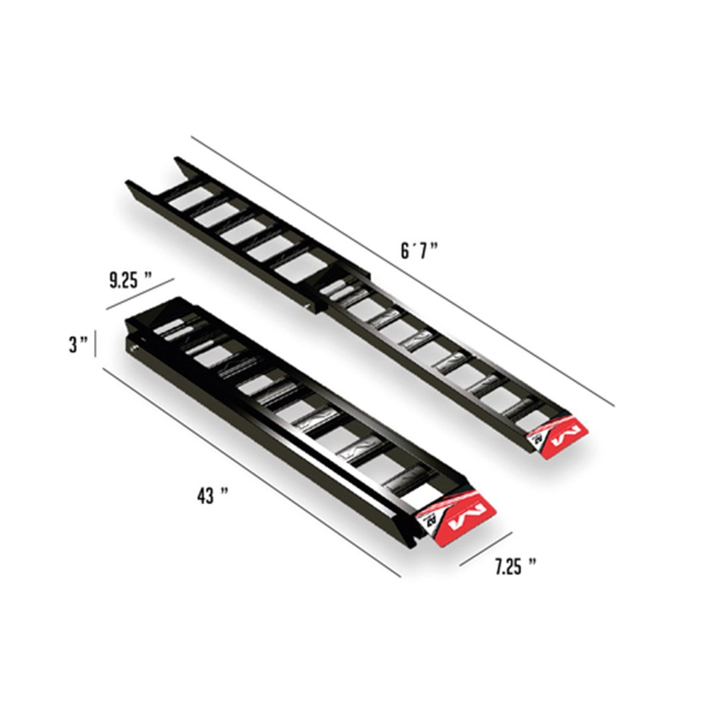 MATRIX A7 Aluminium Ramp Black/White