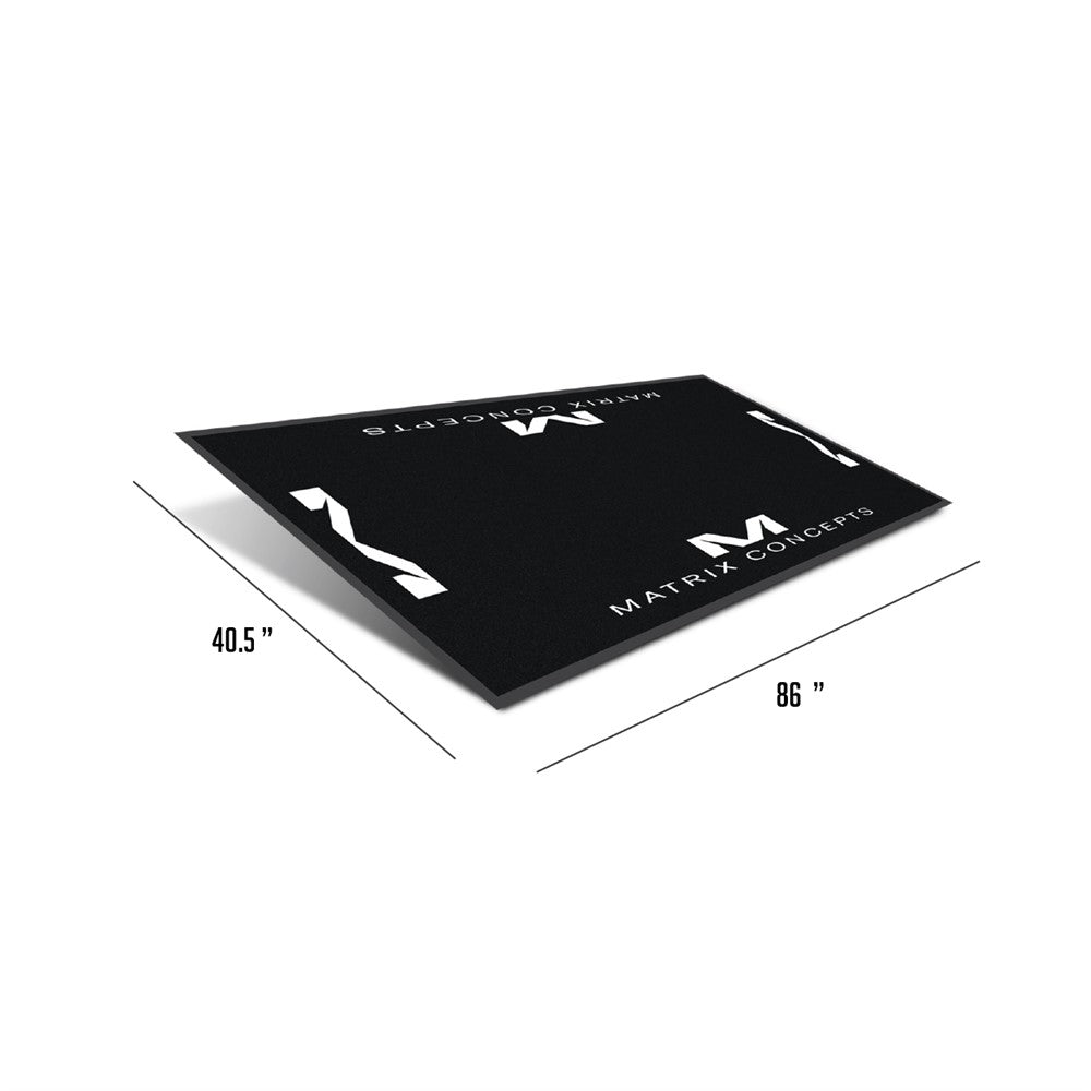 MATRIX M40 Carpeted Mat Black/White