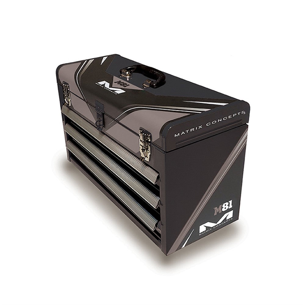 MATRIX M81 3-Drawer Tool Box Black