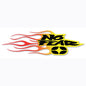 No Fear Flames Sticker