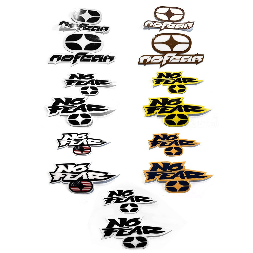 No Fear Icon Sticker Pack