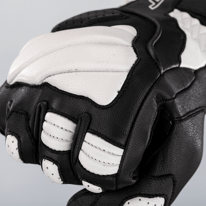 RST TURBINE LEATHER GLOVE [WHITE]