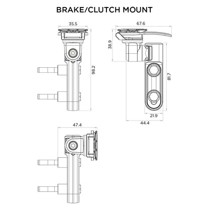 Motorcycle - Brake/Clutch Mount