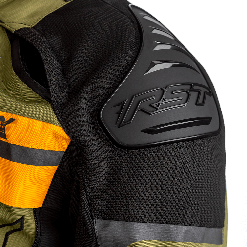 RST ADVENTURE-X TEXTILE JACKET [GREEN/OCHRE]