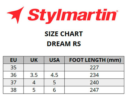 Stylmartin-Dream-size-chart