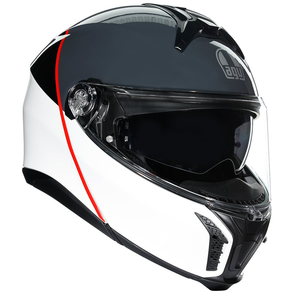 AGV TOURMODULAR [BALANCE WHITE GREY RED] 1