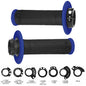 Progrip 708 Lock On Grips Black Blue