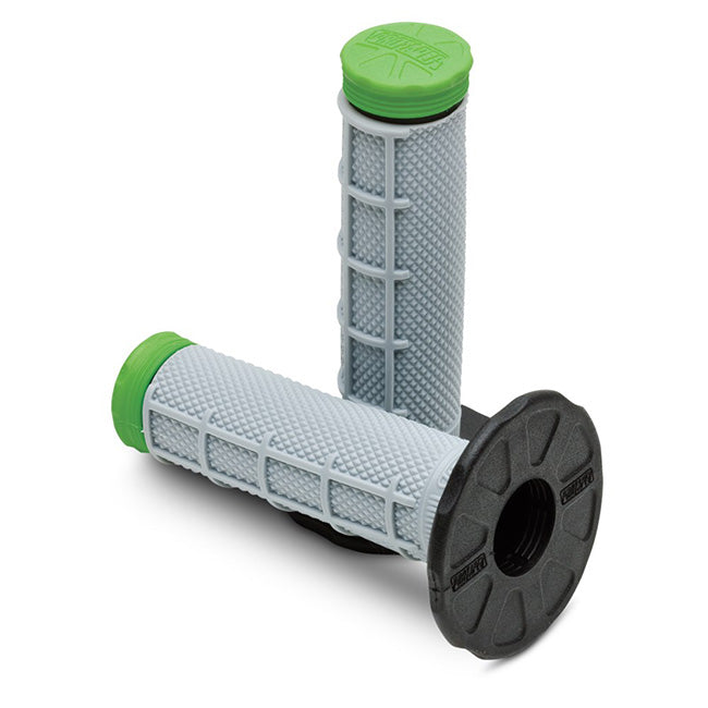 MX Tri Density Grips - Half Waffle - Green